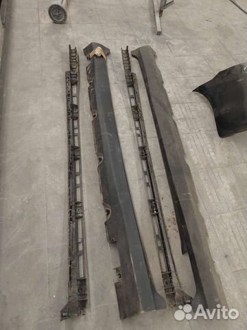 Комплект накладок порогов Mercedes glc