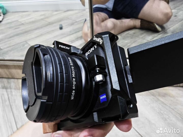 Фотоаппарат sony zv-1 + smallrig + линза+ аккумы