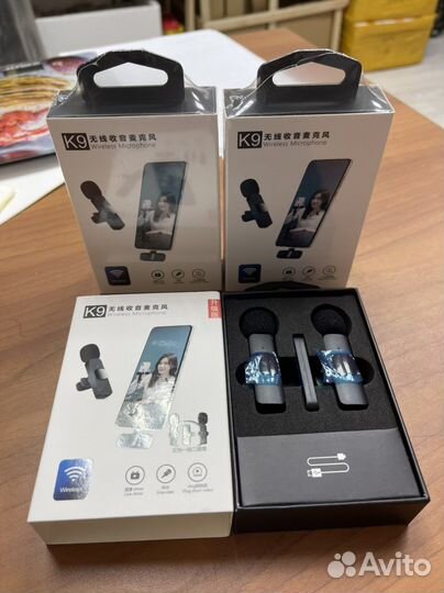 Петличный микрофон беспроводной Android/iPhone