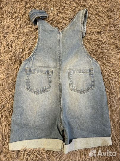 Джинсовые шорты комбинезоны 92cm