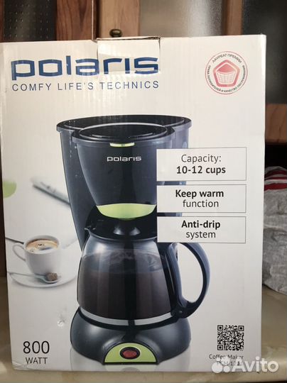 Кофеварка электрическая Polaris PKM 1211