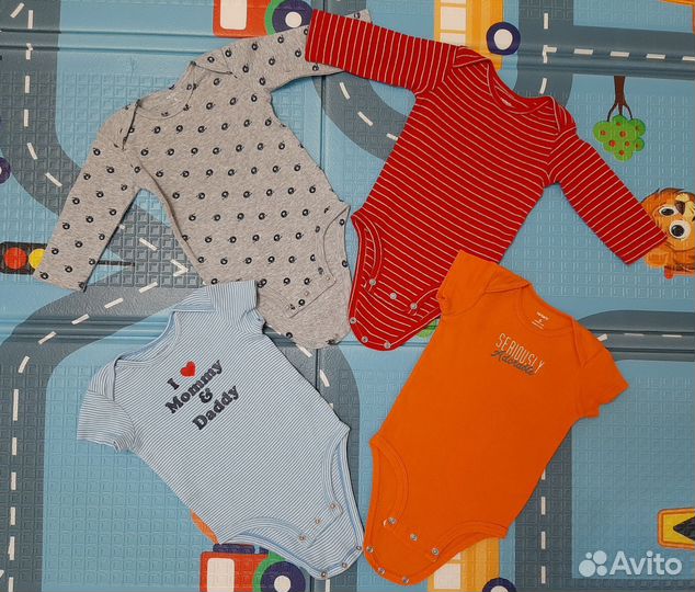 Комплект боди carters 6m (62-68 )