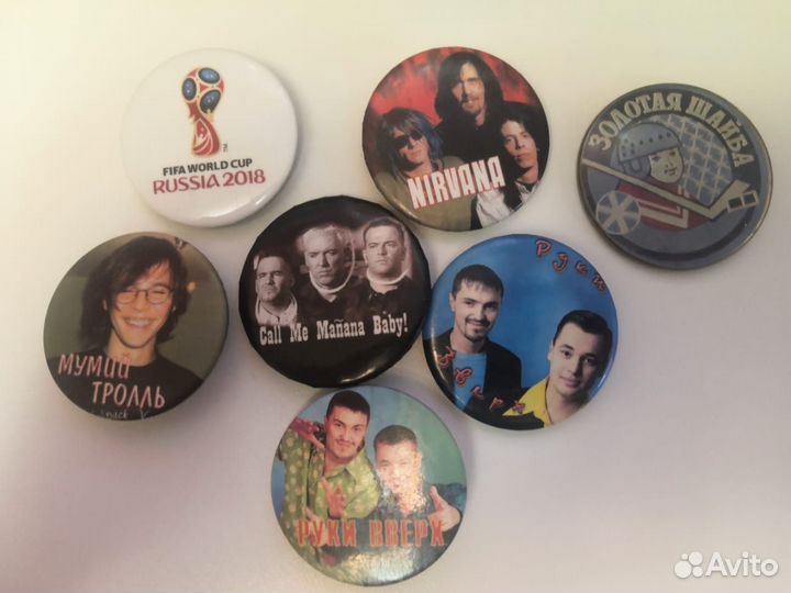 Музыкальные и спортивные значки