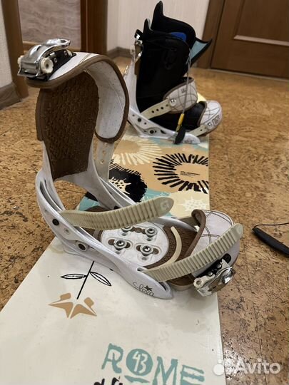 Сноубордические ботинки и крепления