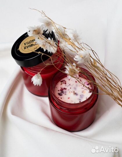 Ароматическая свеча из соевого воска 200 мл