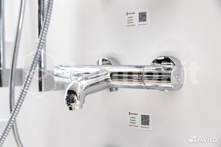 Смеситель для ванны и душа Hansgrohe Ecostat 1001 CL с термостатом 13201000