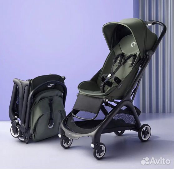 Коляска bugaboo butterfly forest green 2022