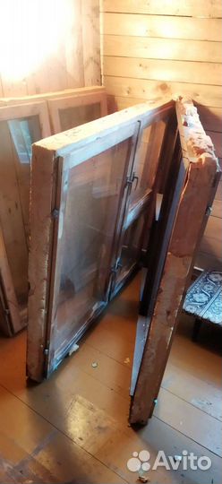 Окна деревянные б/у