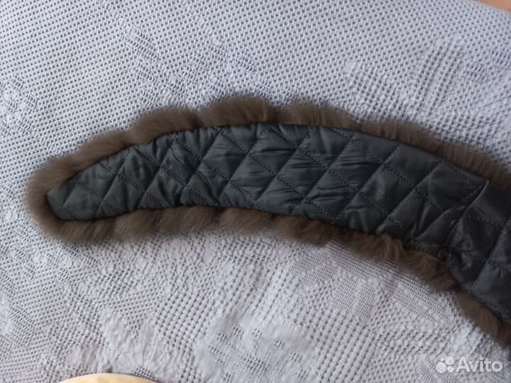 Меховой воротник песец