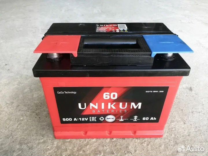 Аккумулятор уникум 60а/ч