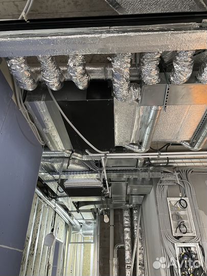 Монтаж систем вентиляции и кондиционирования