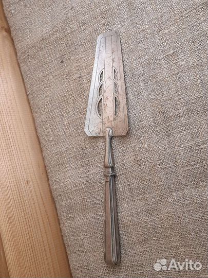 Нож и лопатка Для Торта Серебрение 19-20 Век