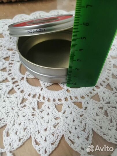 Банка от черной икры жестяная железная