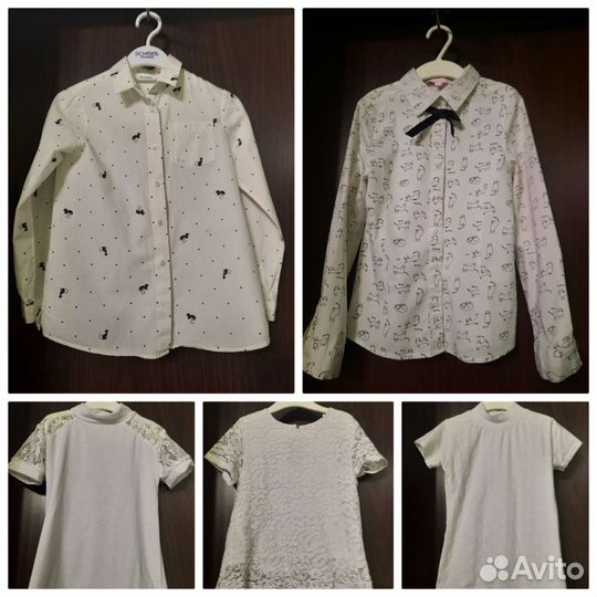 Рубашка на девочку 128