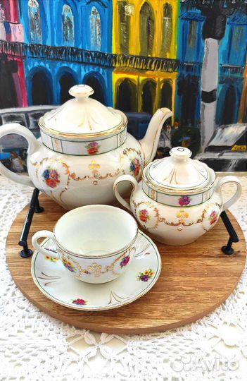 Чайный сервиз kahla гдр на 9 персон