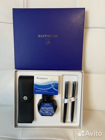 Подарочный набор ручек Waterman с чехлом