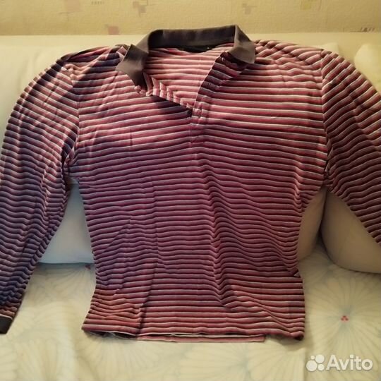 Поло с длинным рукавом