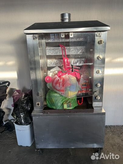 Гриль газовая на 27 курочек