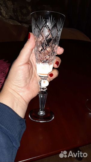 Фужеры гусь хрустальный СССР