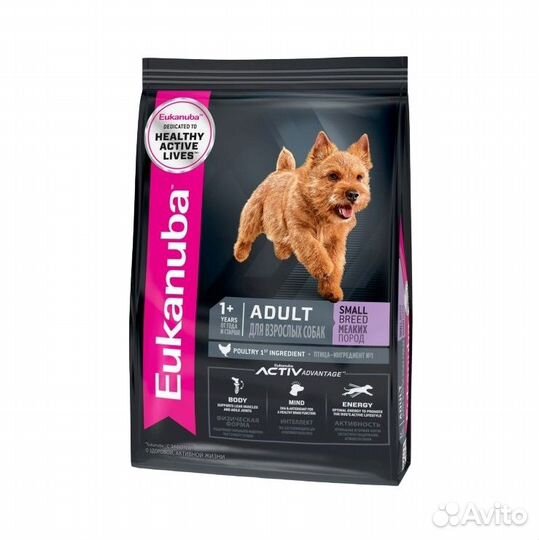 Eukanuba Adult Small Br. Кур. для мелких собак