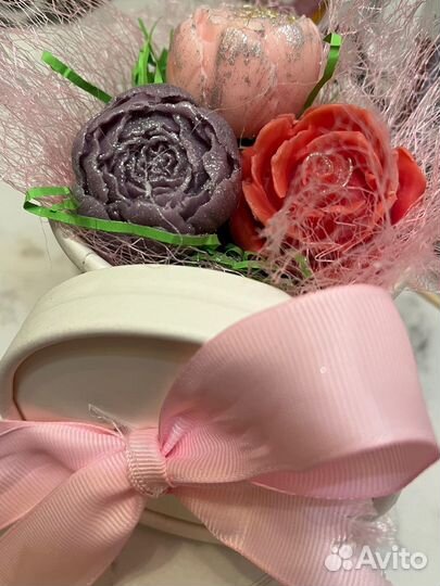 Букет из мыла к 8 марта