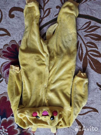 Пижама кигуруми пикачу