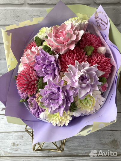 Букеты из зефира