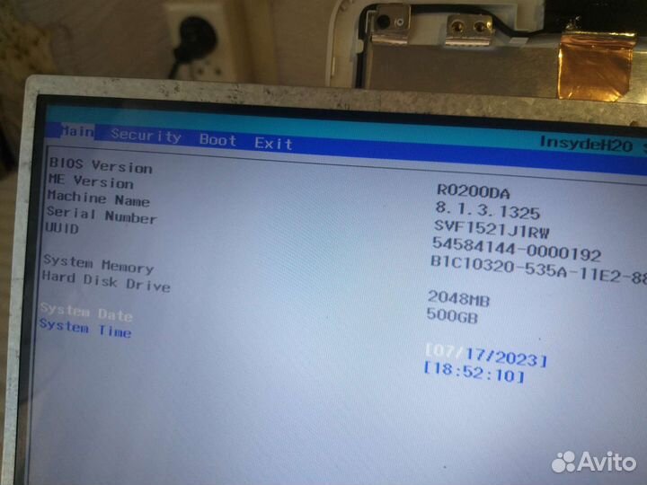 Материнска плата Sony SVF152