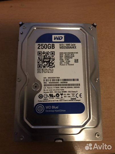 Жесткий диск 80 гб, 160 гб, 250 гб, 500 гб