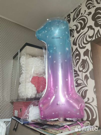 Цифра 1 на годик