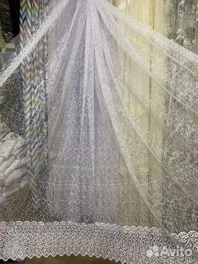 Фатин с вышивкой, готовые комплекты