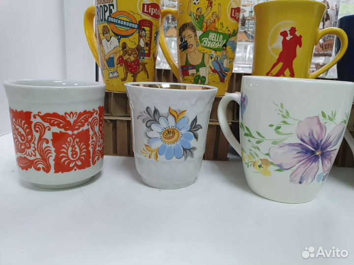 Кружка Икеа, Бокал Липтон. СССР Салатник Фэргрик