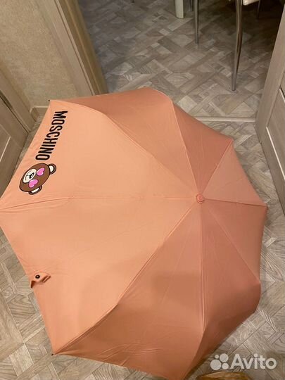 Зонтик женский автомат Moschino оригинал в подарок