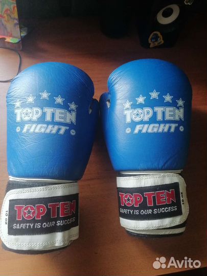 Боксерские перчатки top ten fight oz10