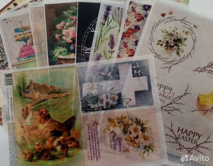 Салфетки и карты декупажные