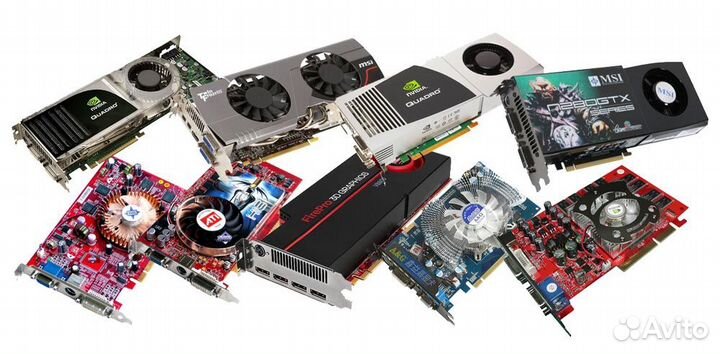 Видеокарты разные