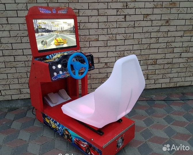 Автосимулятор аттракцион, игровой автомат гонки