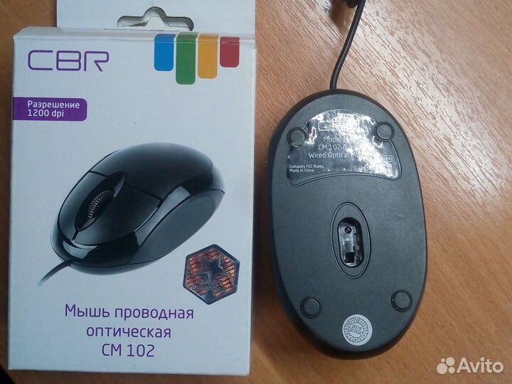 Ноутбучная новая мышь CBR Optical Mouse CM102