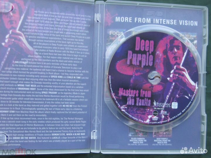 Deep purple DVD фирменный