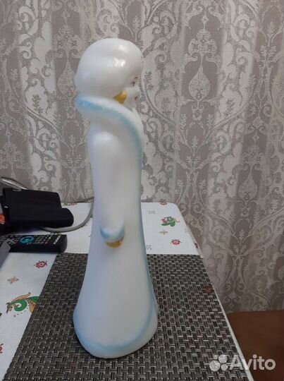 Снегурочка пластмассовая 38см,СССР