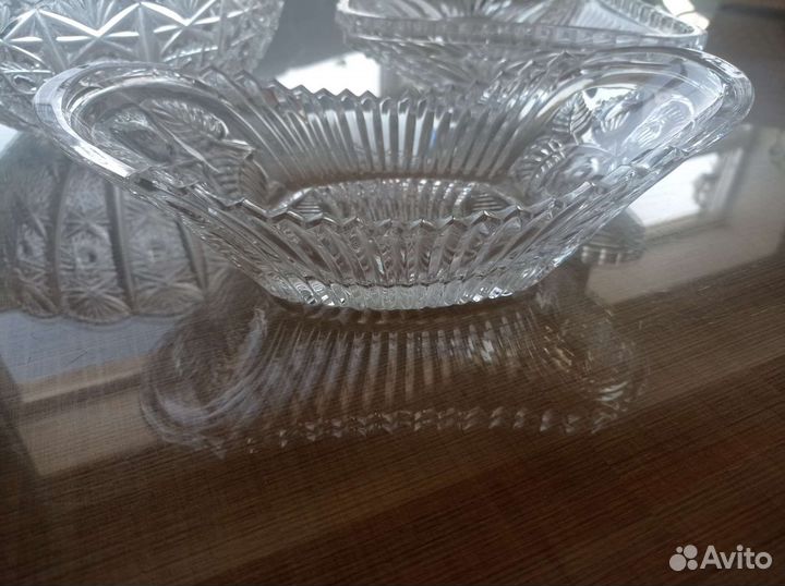 Хрустальная конфетница СССР