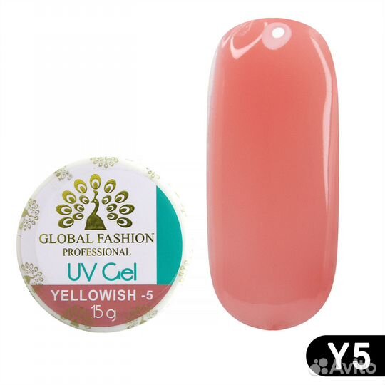 Гель для наращивания ногтей, камуфляж-5, Global Fa