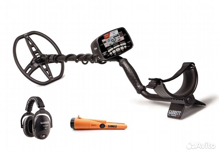 Металлоискатель Garrett AT Max с наушниками и пин
