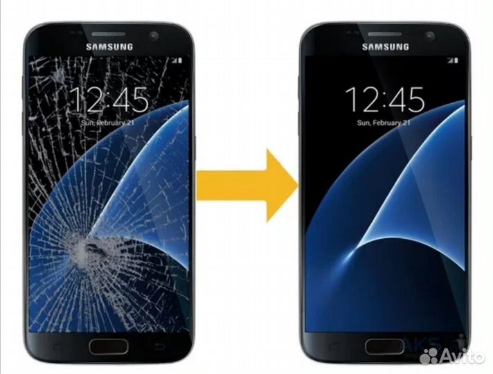 Замена стекла Samsung