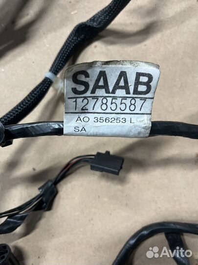 Saab 9-3 проводка крышки багажника