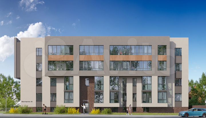 3-к. квартира, 45,2 м², 3/4 эт.