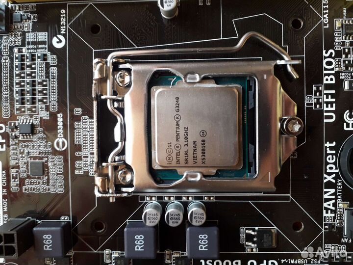 Материнская плата 1150 + G 3240