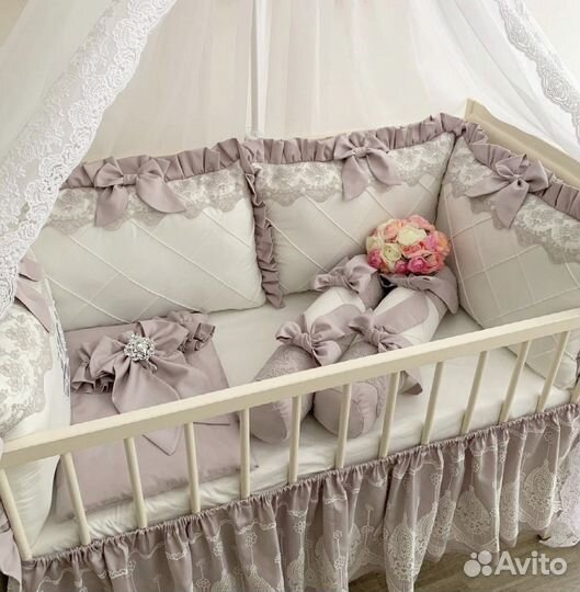 Бортики в детскую кроватку