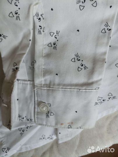 Рубашка школьная для девочки 152