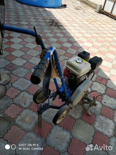 Мотоблок Крот 4 тактный, плуг и диски культиватора